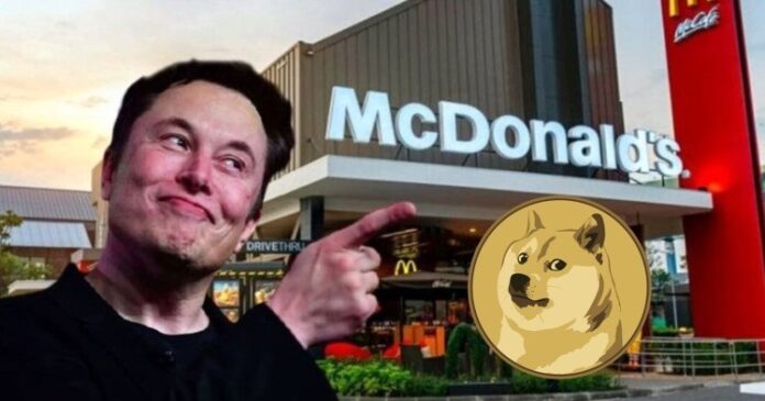 Elon Musk comerá una cajita feliz en televisión si McDonald’s acepta DOGE como pago