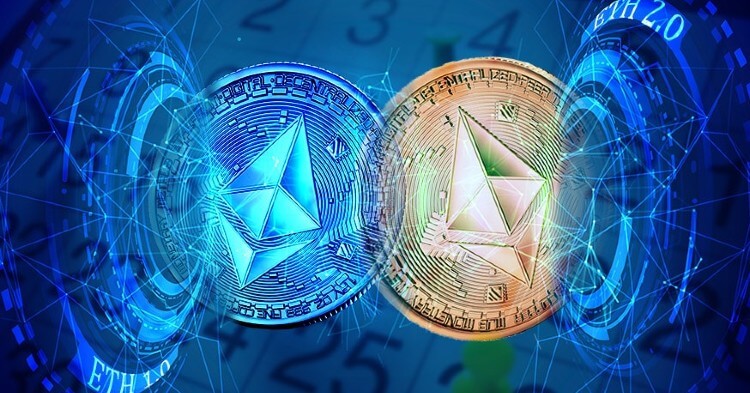 Anticipándose a la fusión ballenas mueven sus ETH y Coinbase lanza token Wreapped Staked ETH